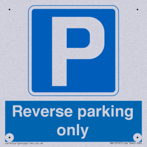 Reverse parking only